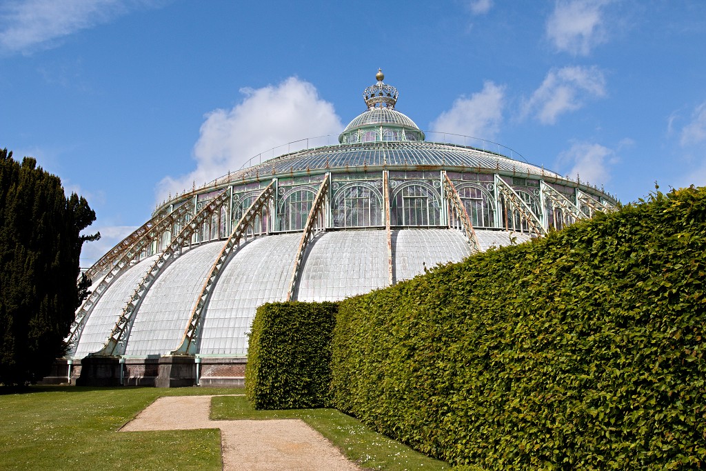 Serres royales de Laeken Koninklijke laken Koninklijk belgie serre kasteel hdr art nouveau tuin bloemen bloem architect Alphonse Balat Koning Leopold II plantencollectie